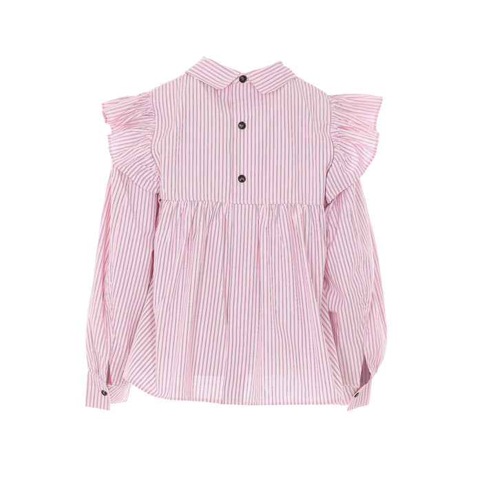 GANNI Shirts Pink Organic Cotton