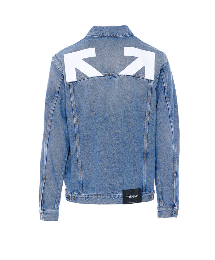 Off White Jackets Blue Cotton