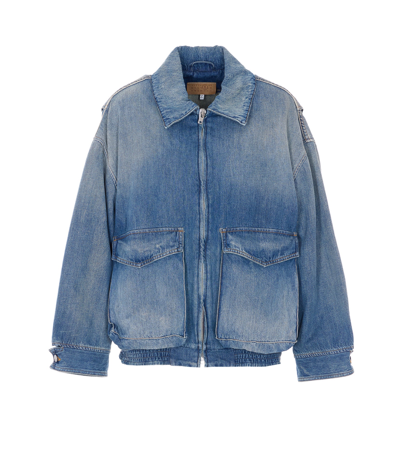 MM6 Maison Margiela Jackets Blue Cotton