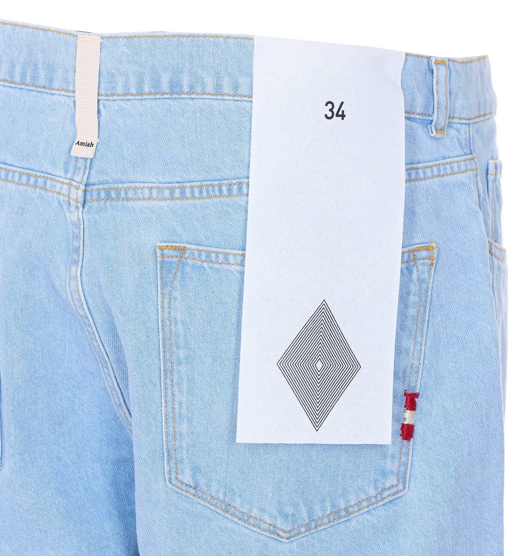 AMISH Jeans Blue Cotton