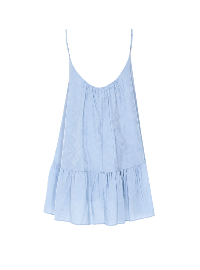 Eleh Dresses Blue Tencel
