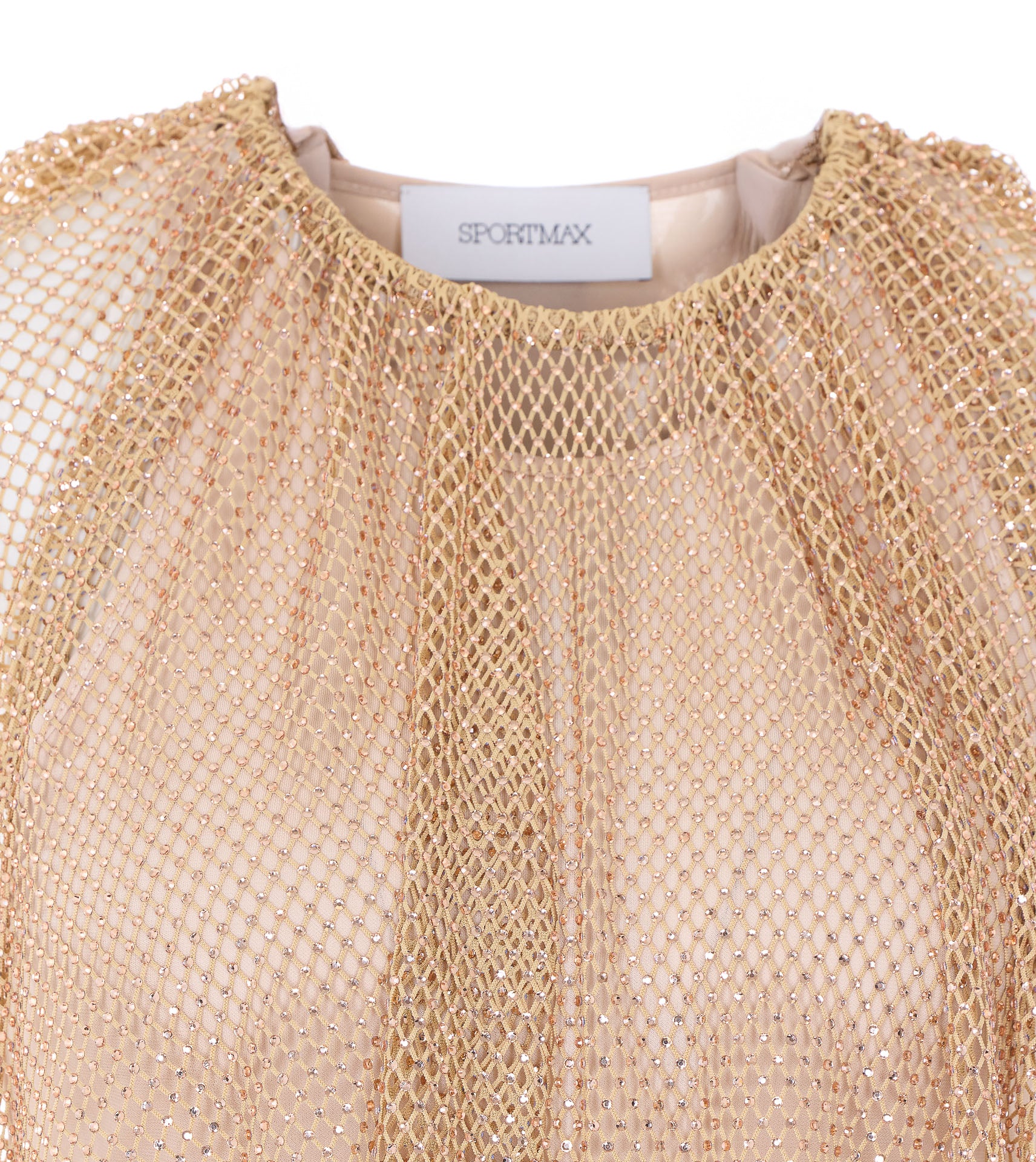 SportMax Top Beige Polyester