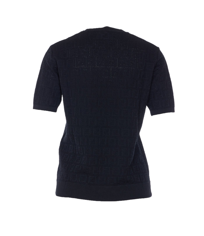 Fendi T-shirts and Polos Black Cotton