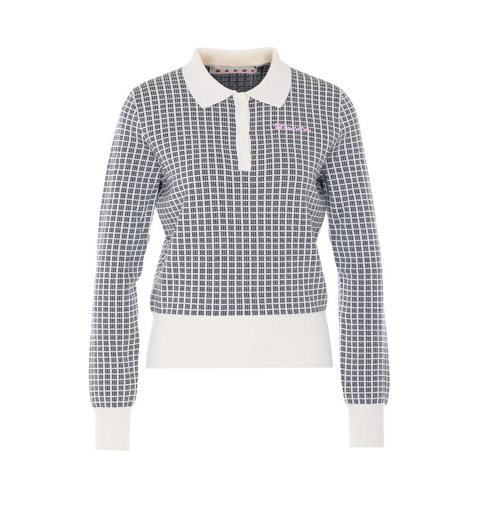 Marni T-shirts and Polos Grey Virgin Wool
