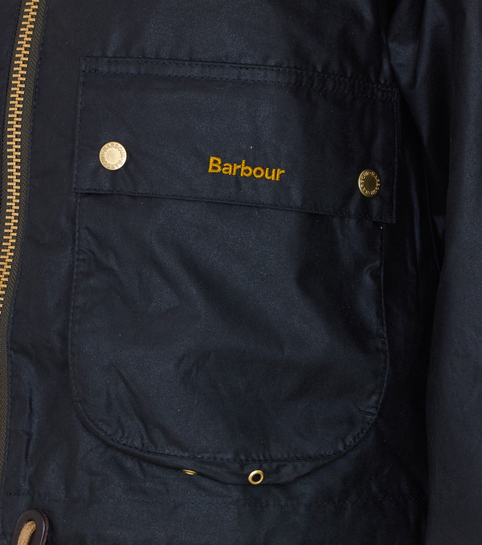 Barbour Jackets Blue Waxed Cotton