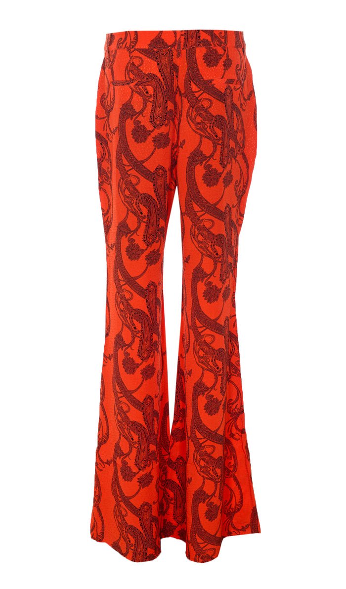Essentiel Antwerp Trousers Red Viscose