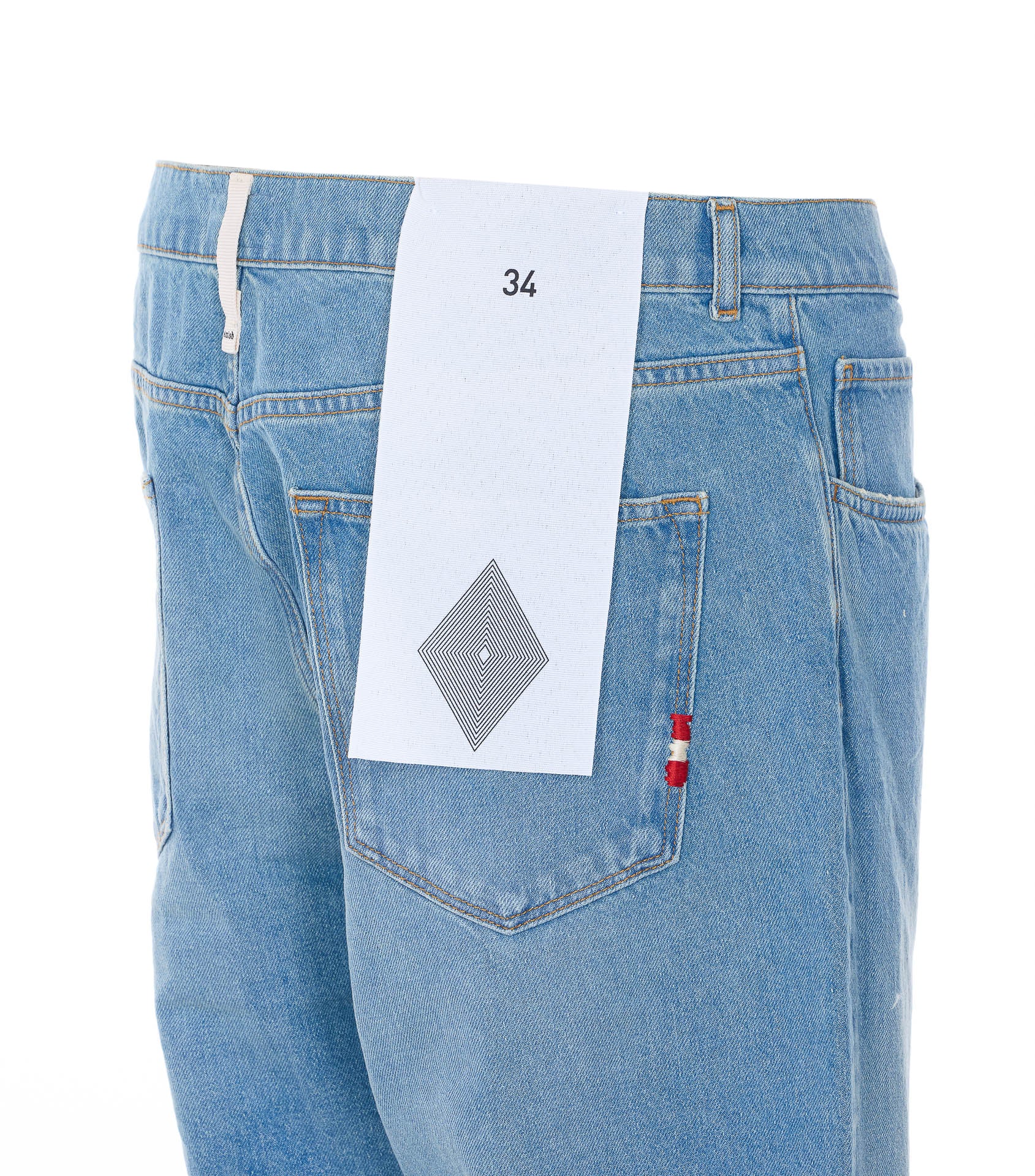 AMISH Jeans Blue Cotton
