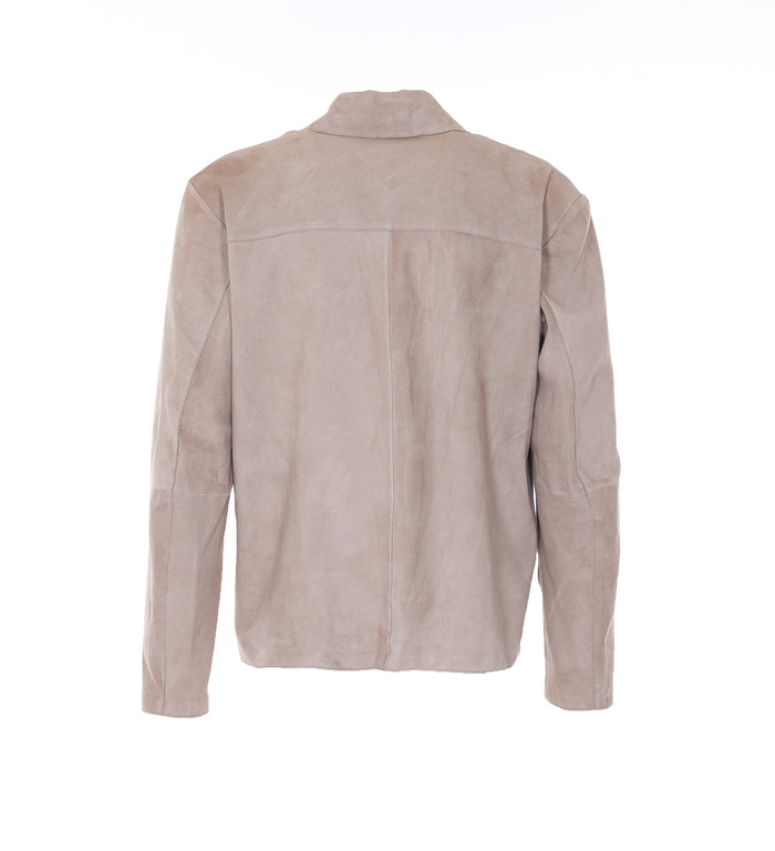 Arma Jackets Grey Genuine Leather