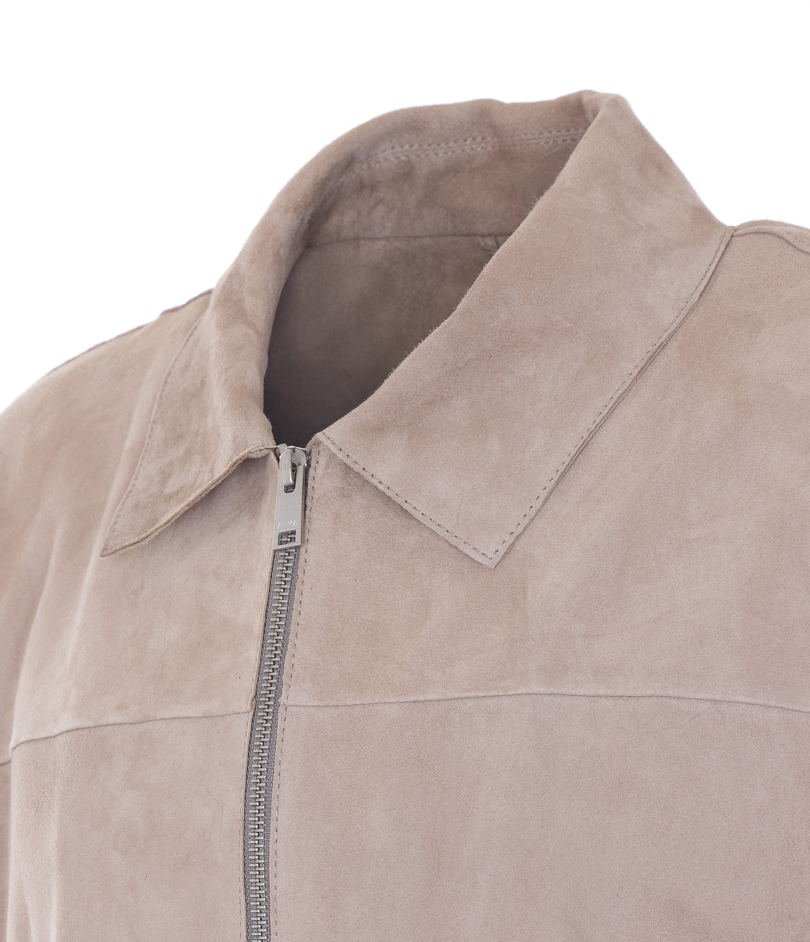 Arma Jackets Grey Genuine Leather