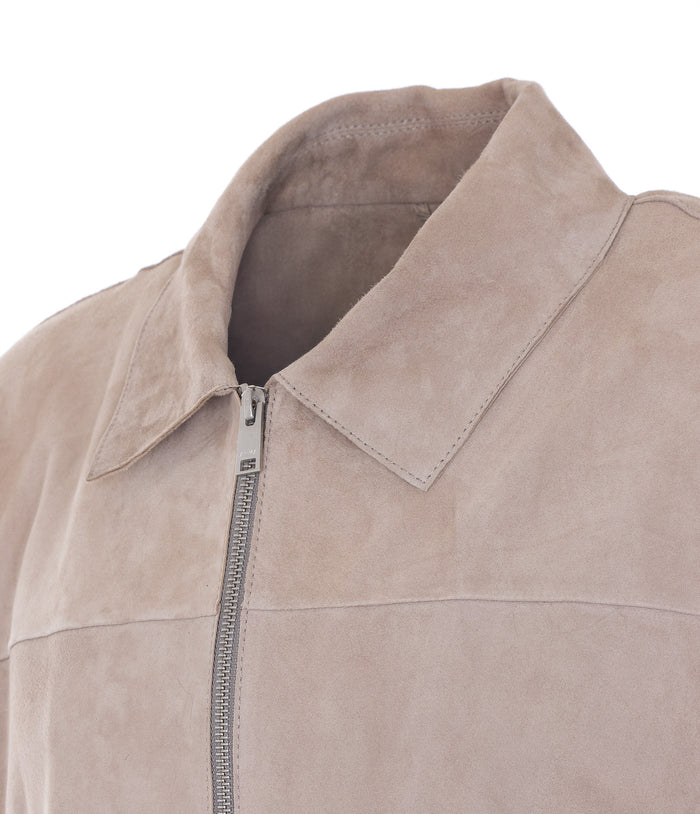 Arma Jackets Grey Genuine Leather