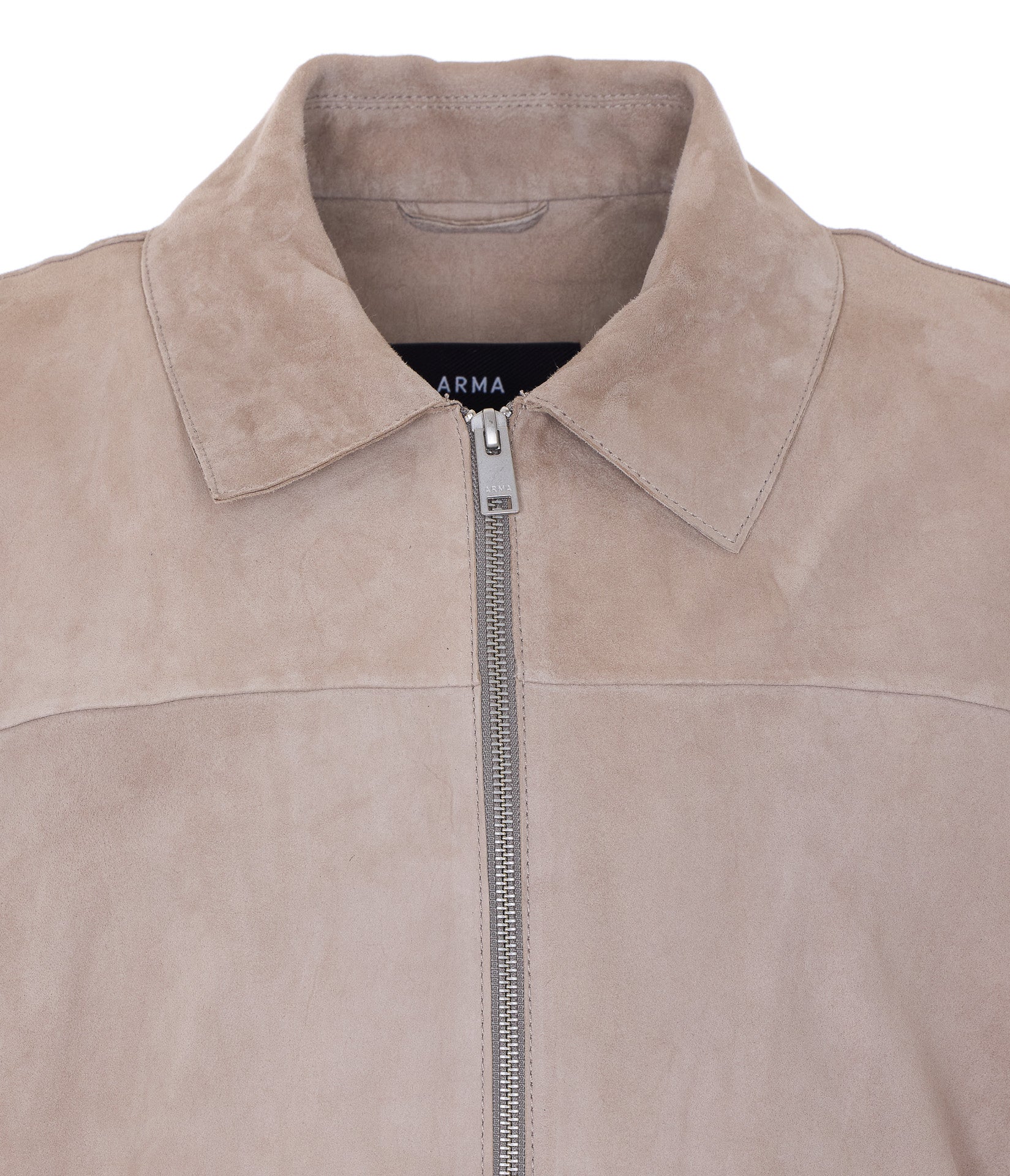 Arma Jackets Grey Genuine Leather