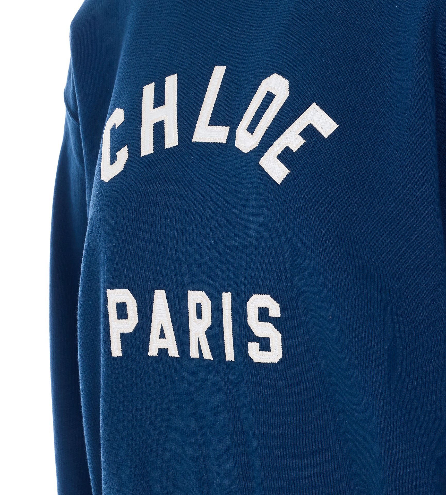 Chloè Sweaters Blue Cotton
