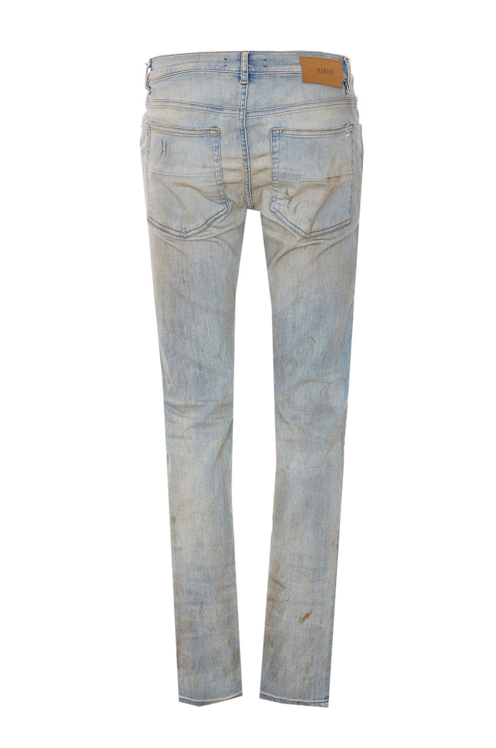 Amiri Jeans Blue Cotton