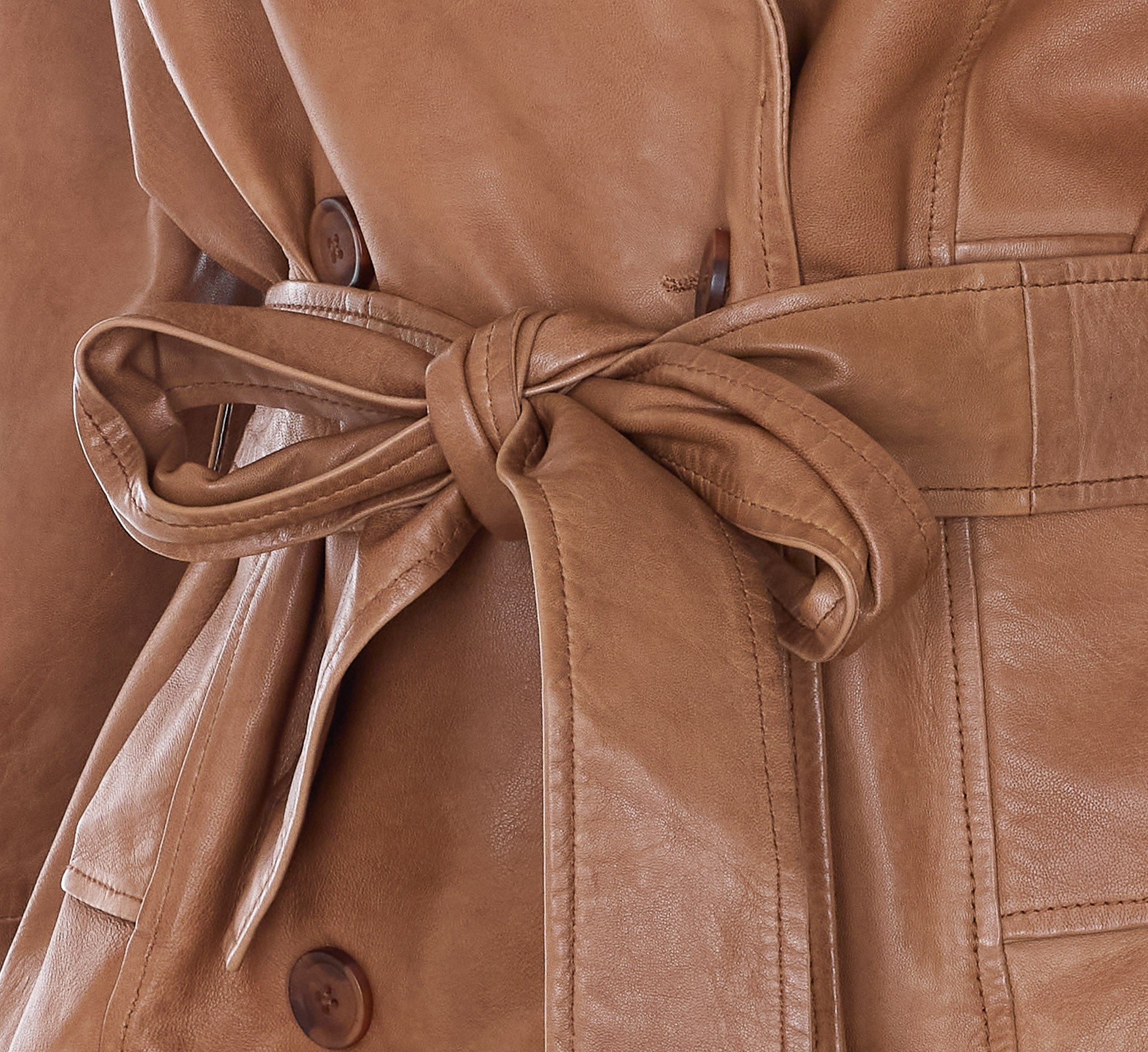 Bully Jackets Beige Genuine Leather