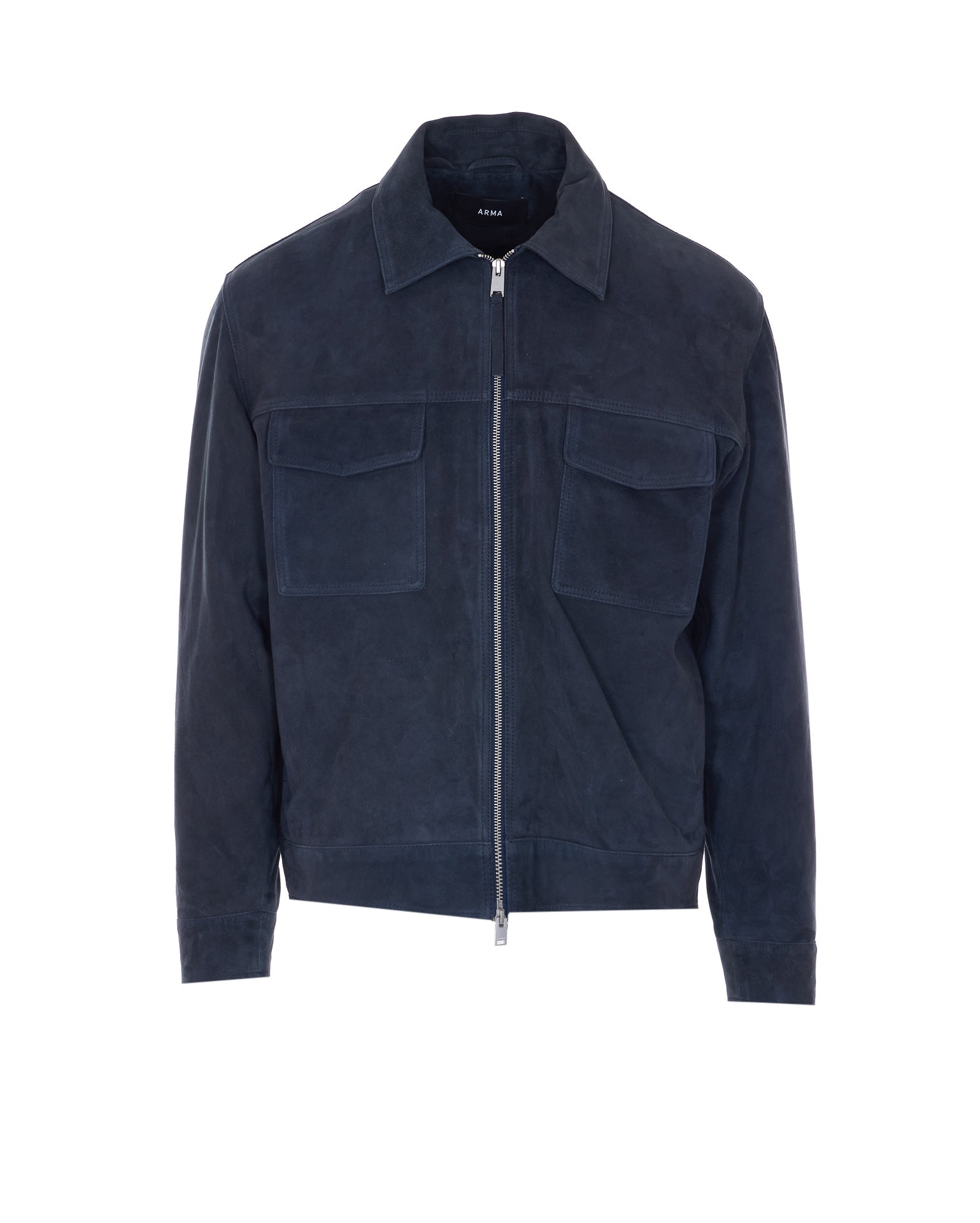 Arma Jackets Blue Genuine Leather