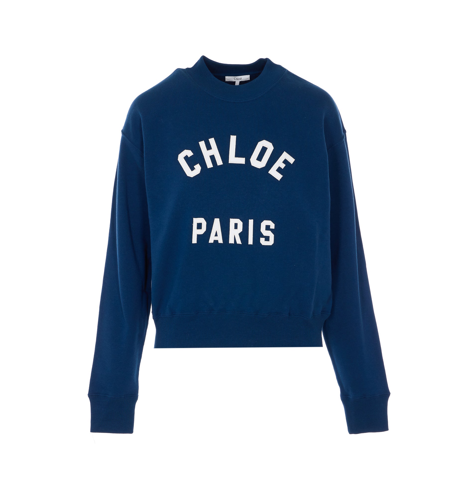 Chloè Sweaters Blue Cotton