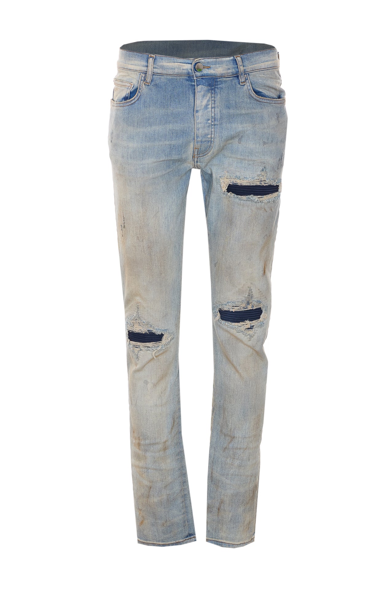 Amiri Jeans Blue Cotton