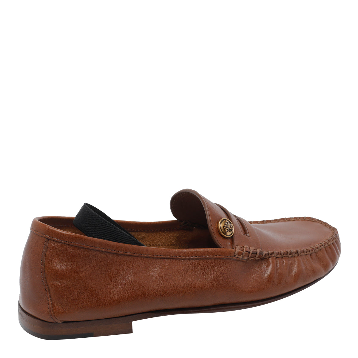 Versace Flat shoes Brown Calf Leather/leather Sole