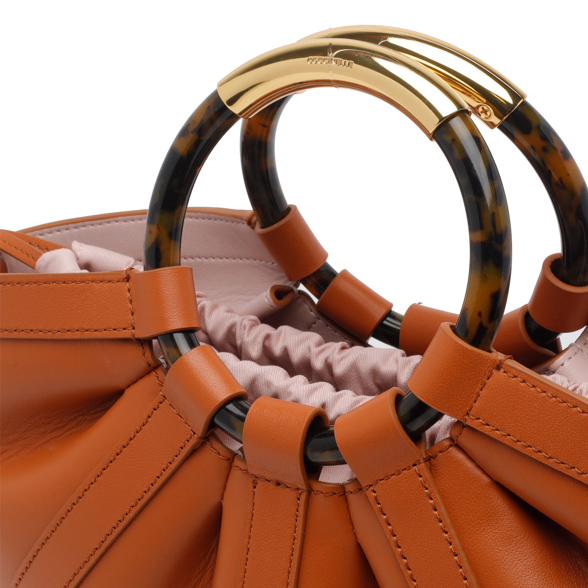 Coccinelle Bags Orange Calf Leather