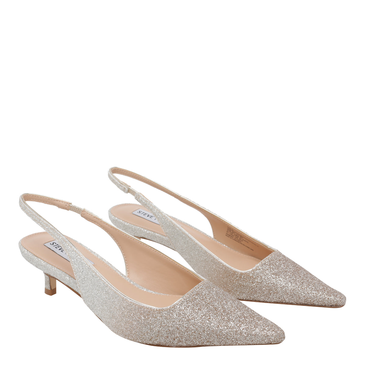 Steve Madden With Heel Silver