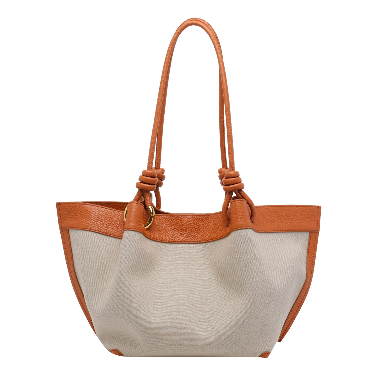 Coccinelle Bags Natural/crab Fabric Calf Leather