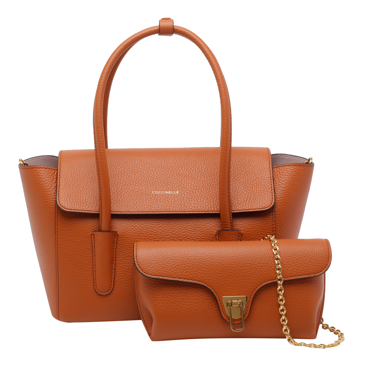 Coccinelle Bags Orange Calf Leather