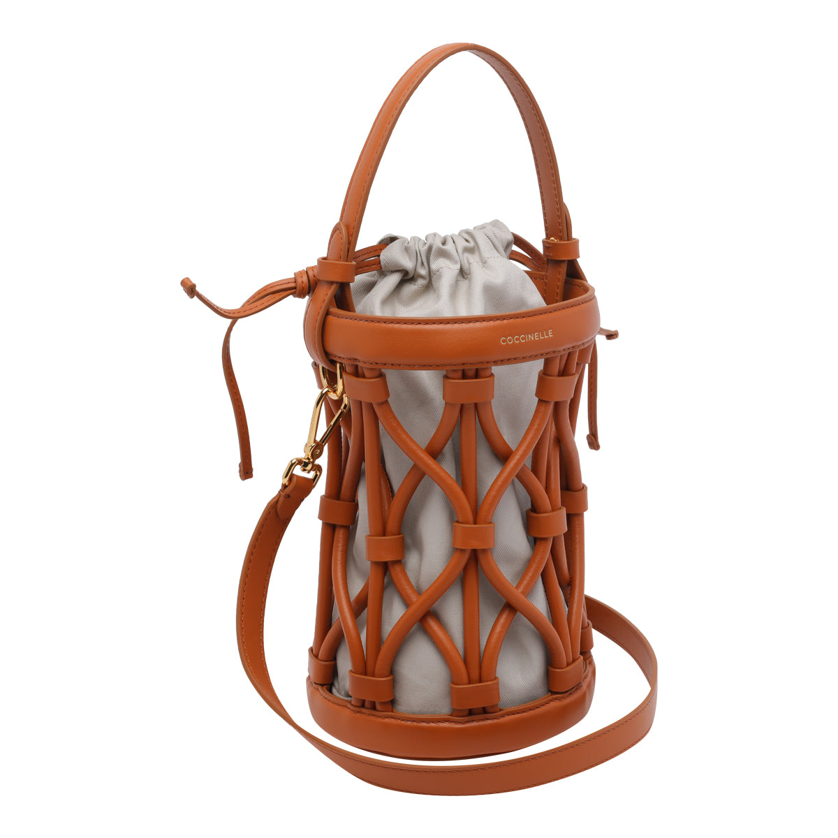 Coccinelle Bags Crab Calf Leather Fabric