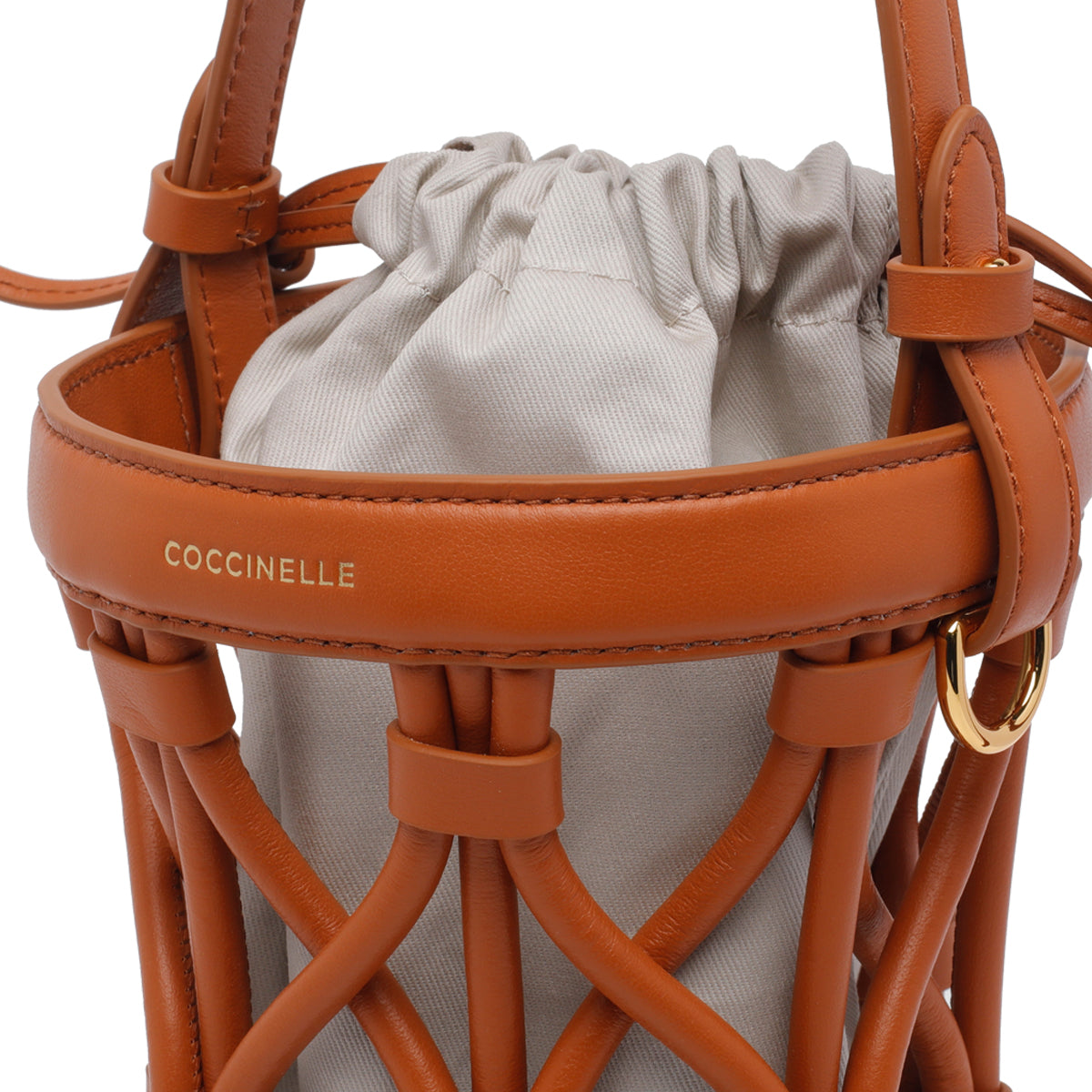 Coccinelle Bags Crab Calf Leather Fabric