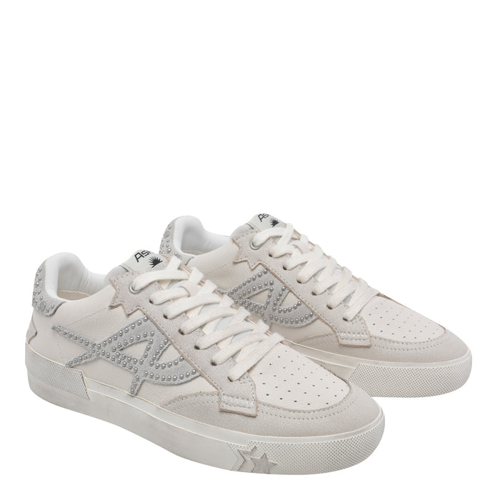 ASH Sneakers White Calf Leather/rubber Sole