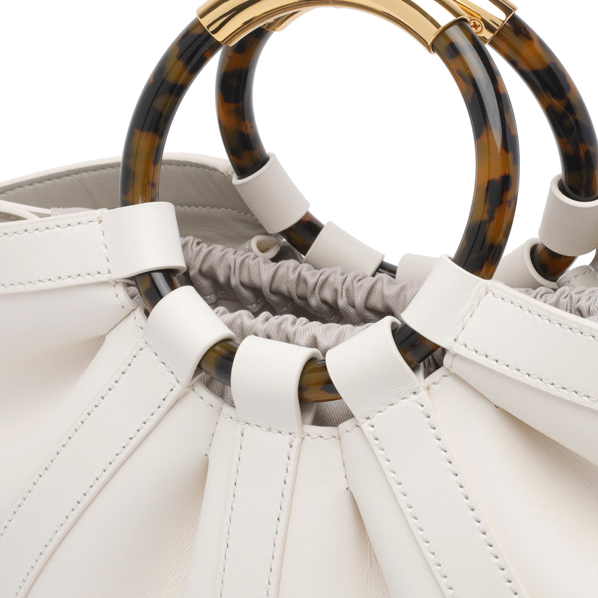 Coccinelle Bags White Calf Leather