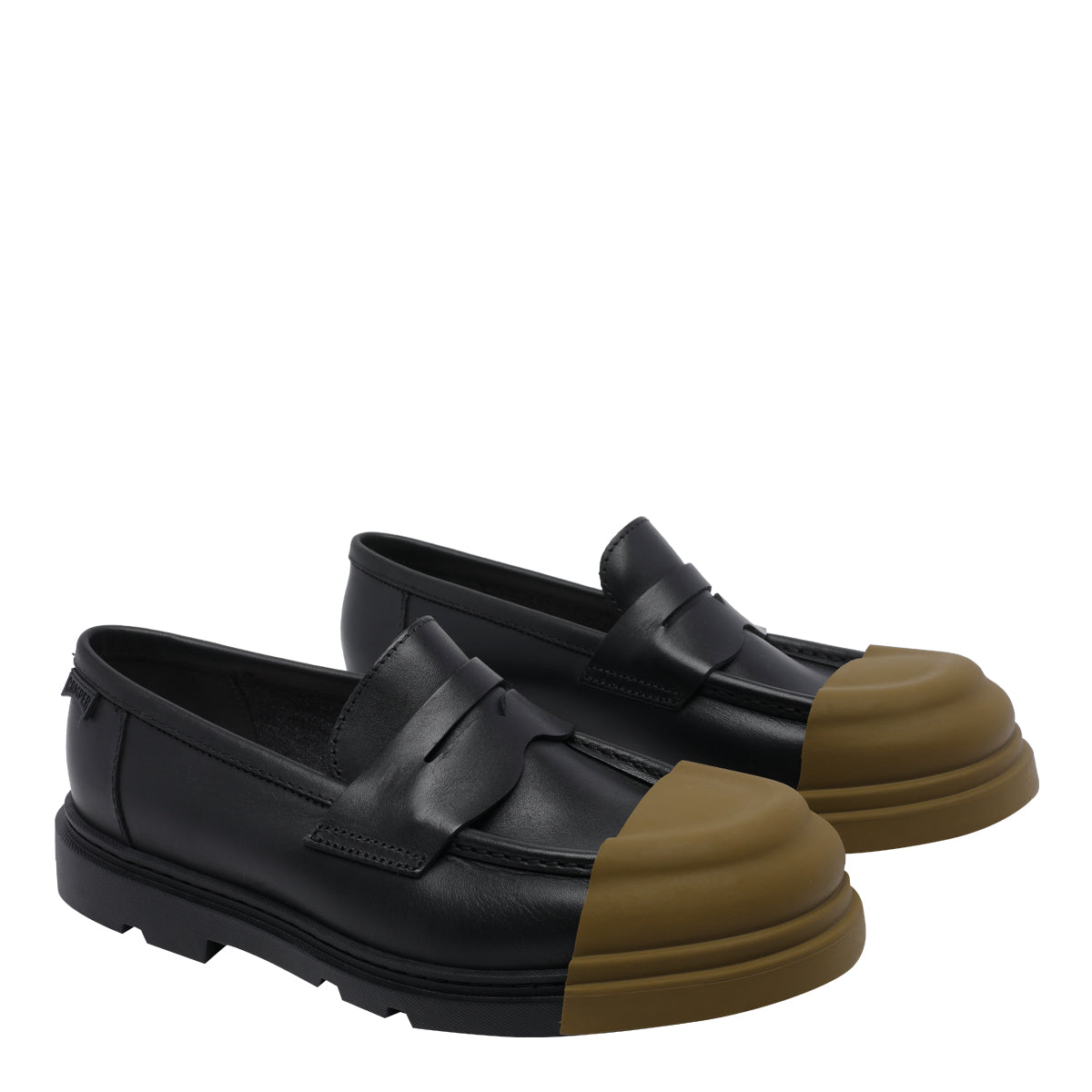Camper Flat shoes Black Calf Leather/rubber Sole