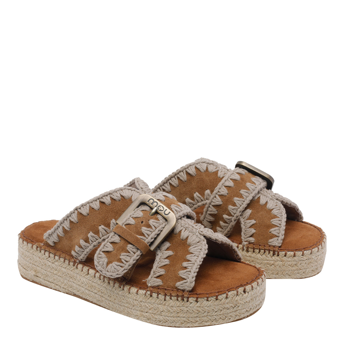 Mou Sneakers Brown Suede Leather/rubber Sole