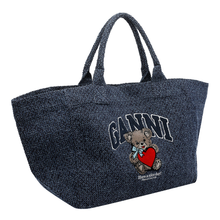GANNI Bags Grey Cotton