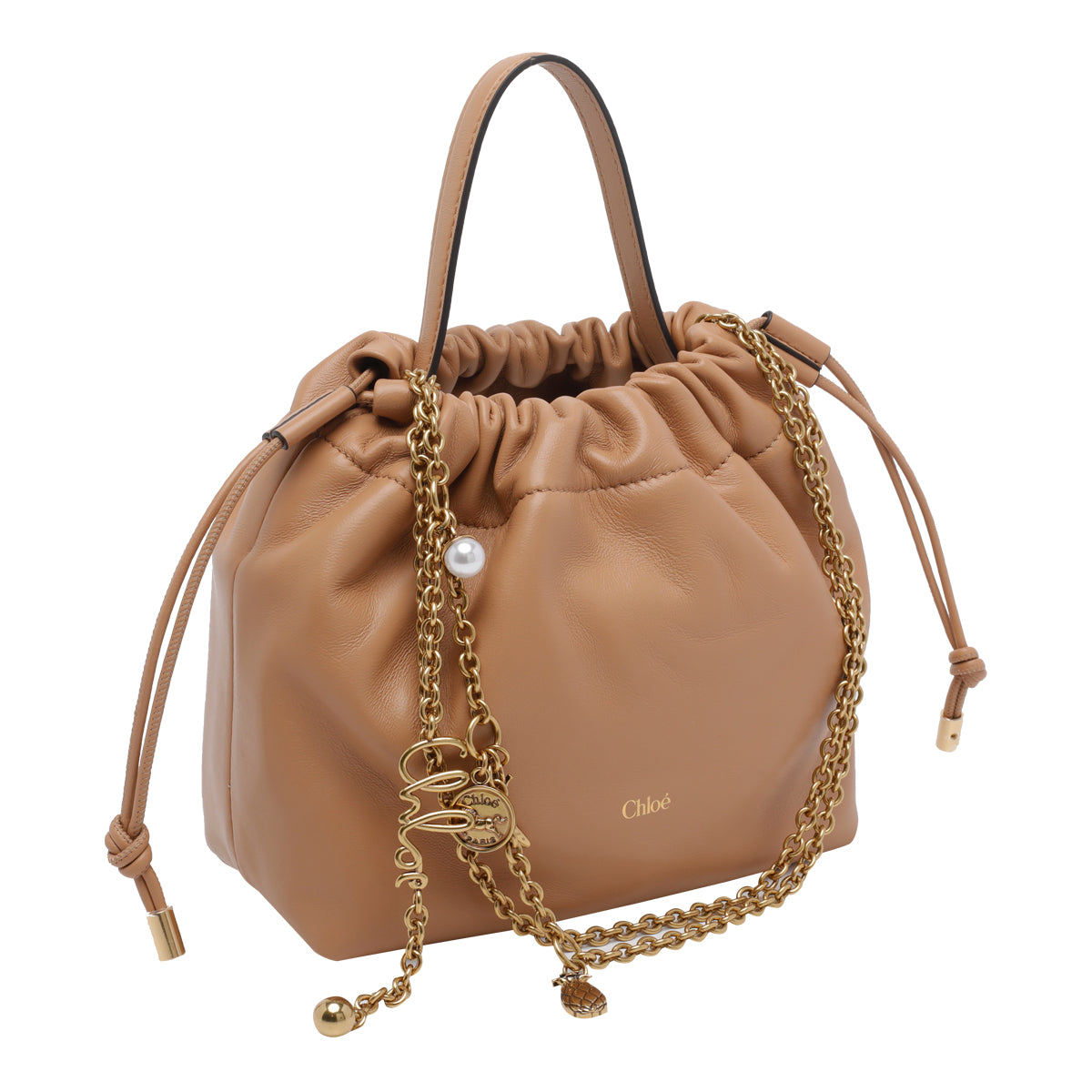Chloè Bags Beige Lamb Leather