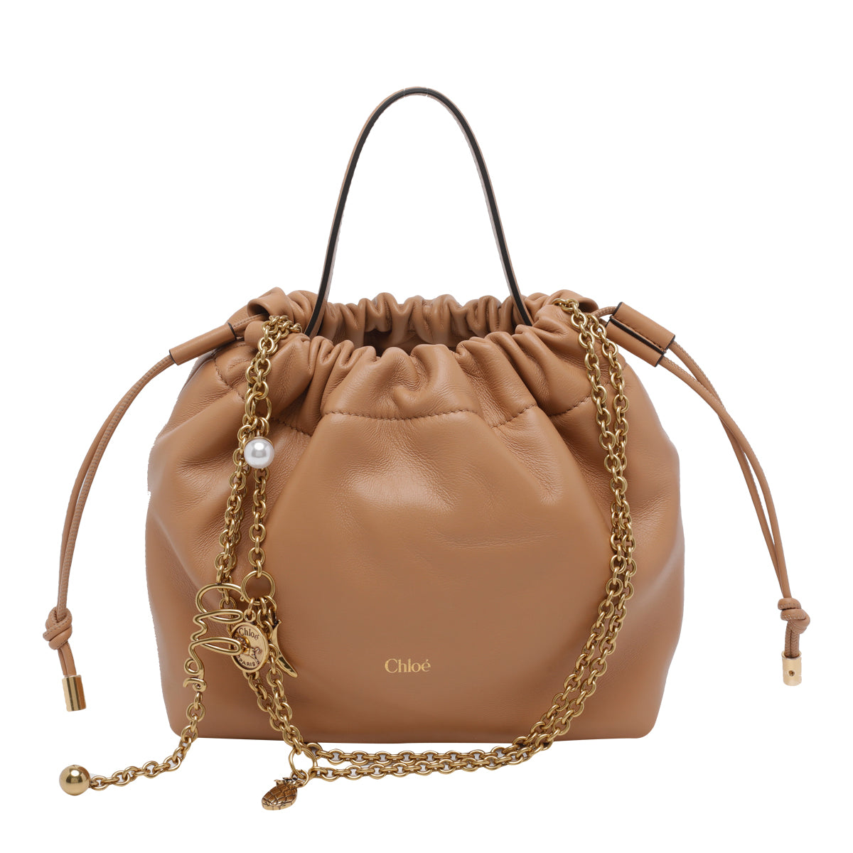 Chloè Bags Beige Lamb Leather