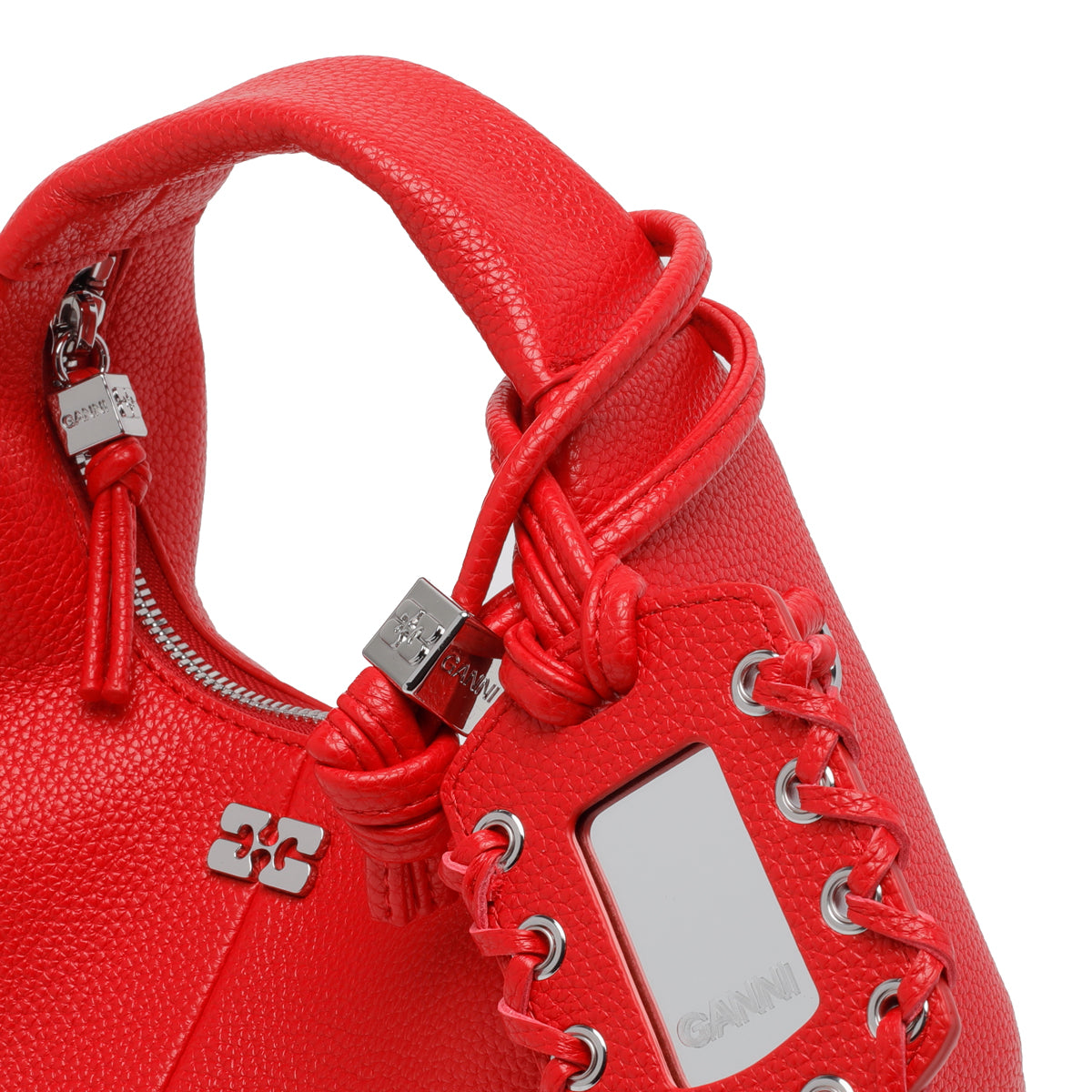 GANNI Bags Red Polyester Polyurethane