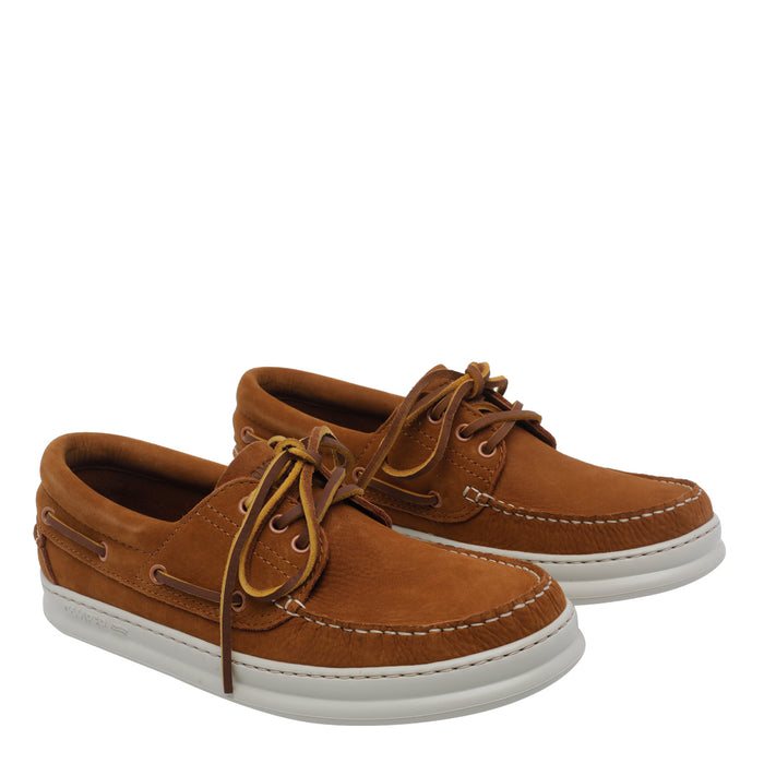 Camper Flat shoes Brown Suede Leather/rubber Sole