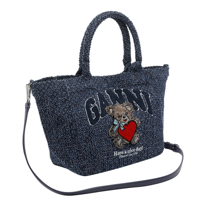 GANNI Bags Grey Cotton