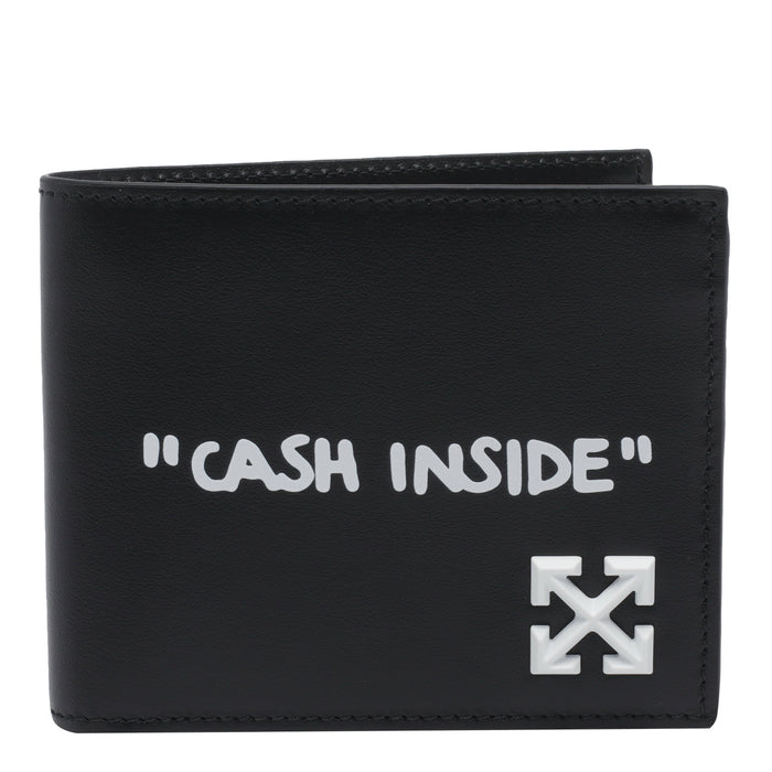 Off White Wallets Black Calf Leather