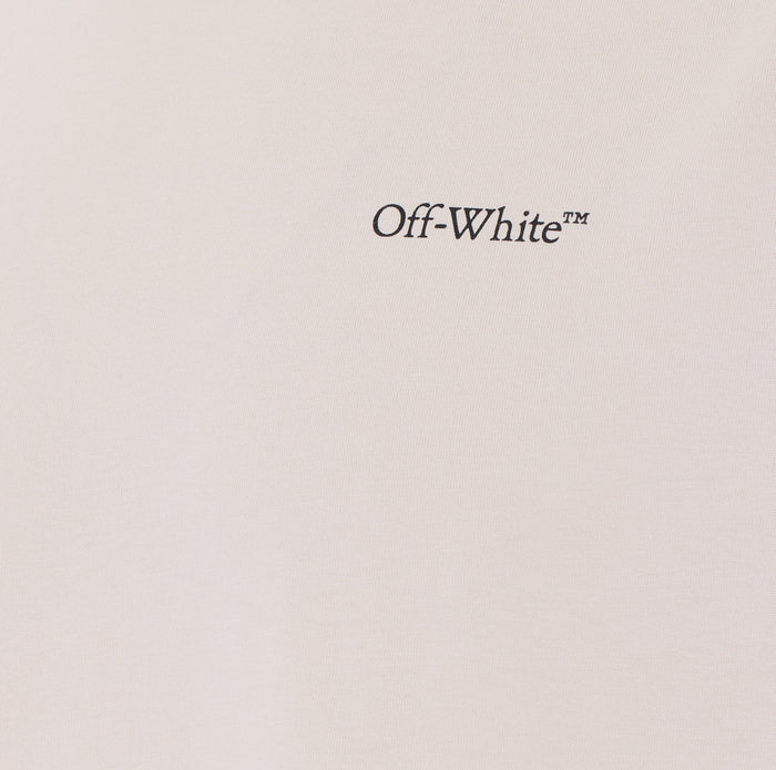 Off White T-shirts and Polos Beige Cotton
