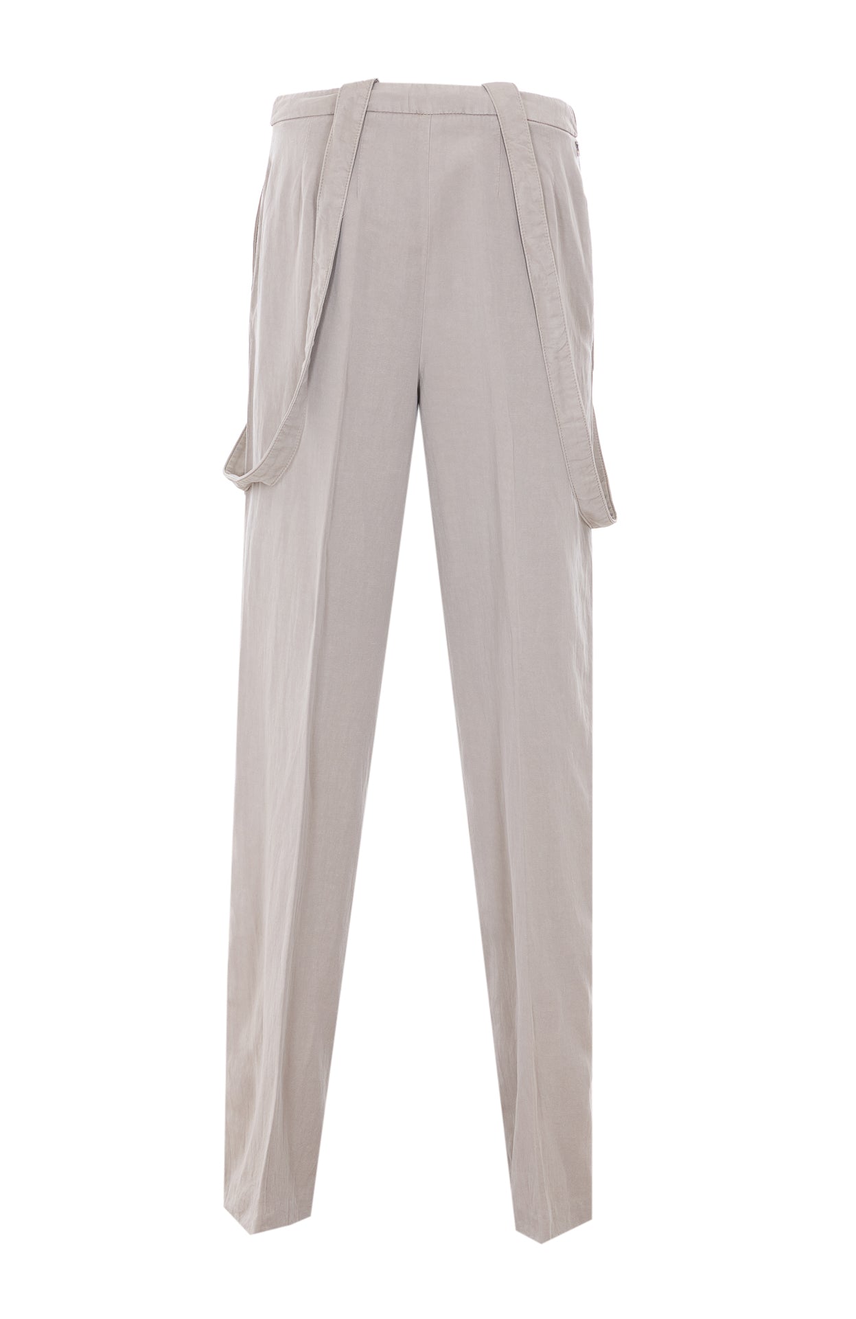 Dondup Trousers Grey Lyocell