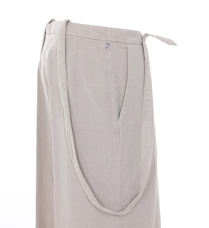 Dondup Trousers Grey Lyocell