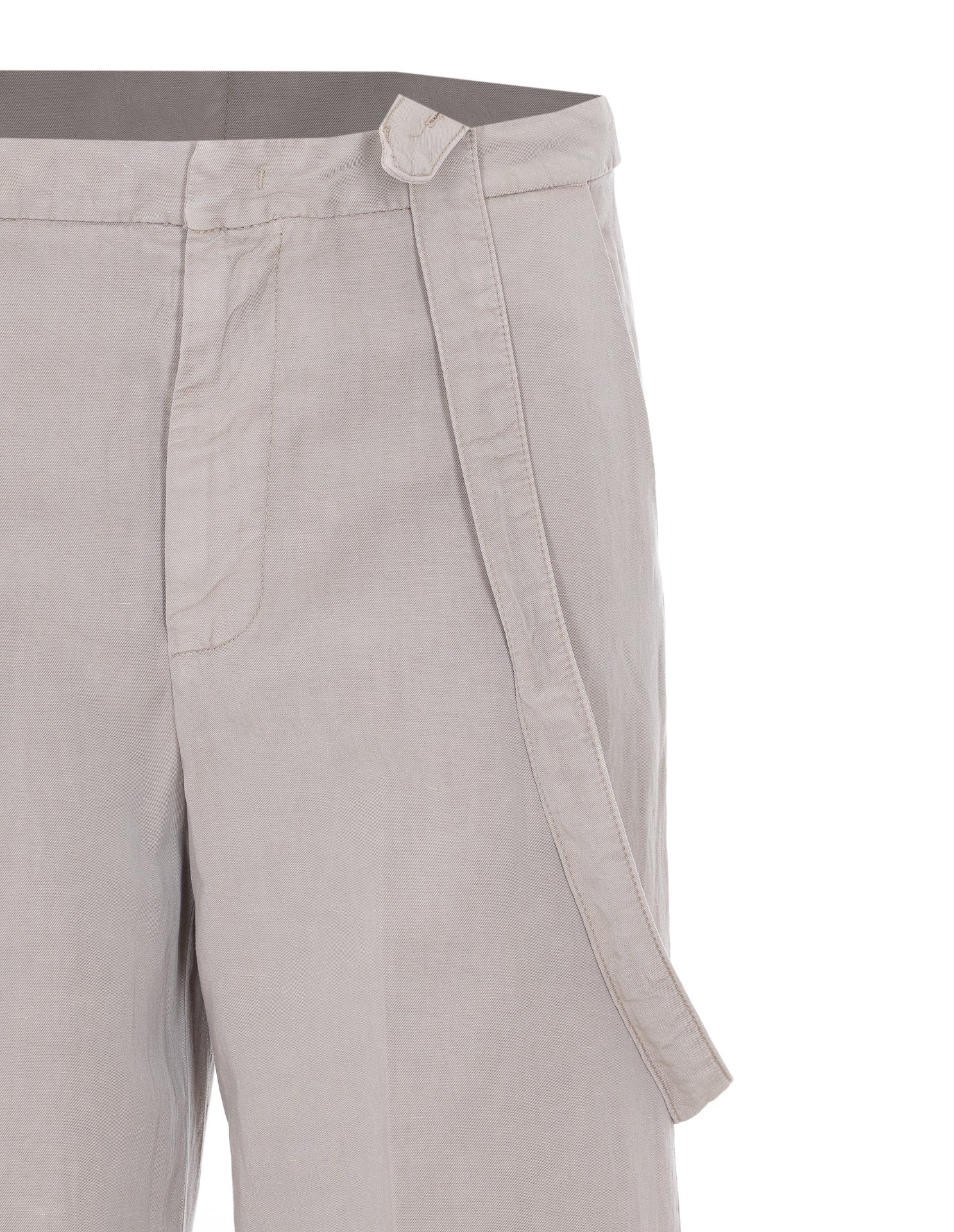 Dondup Trousers Grey Lyocell