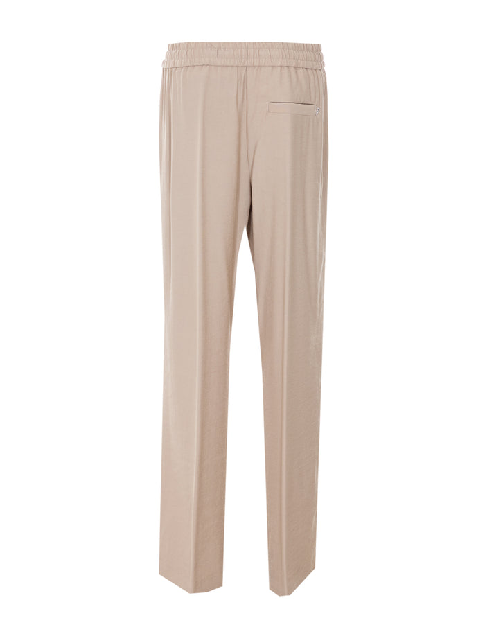 Dondup Trousers Beige Viscose
