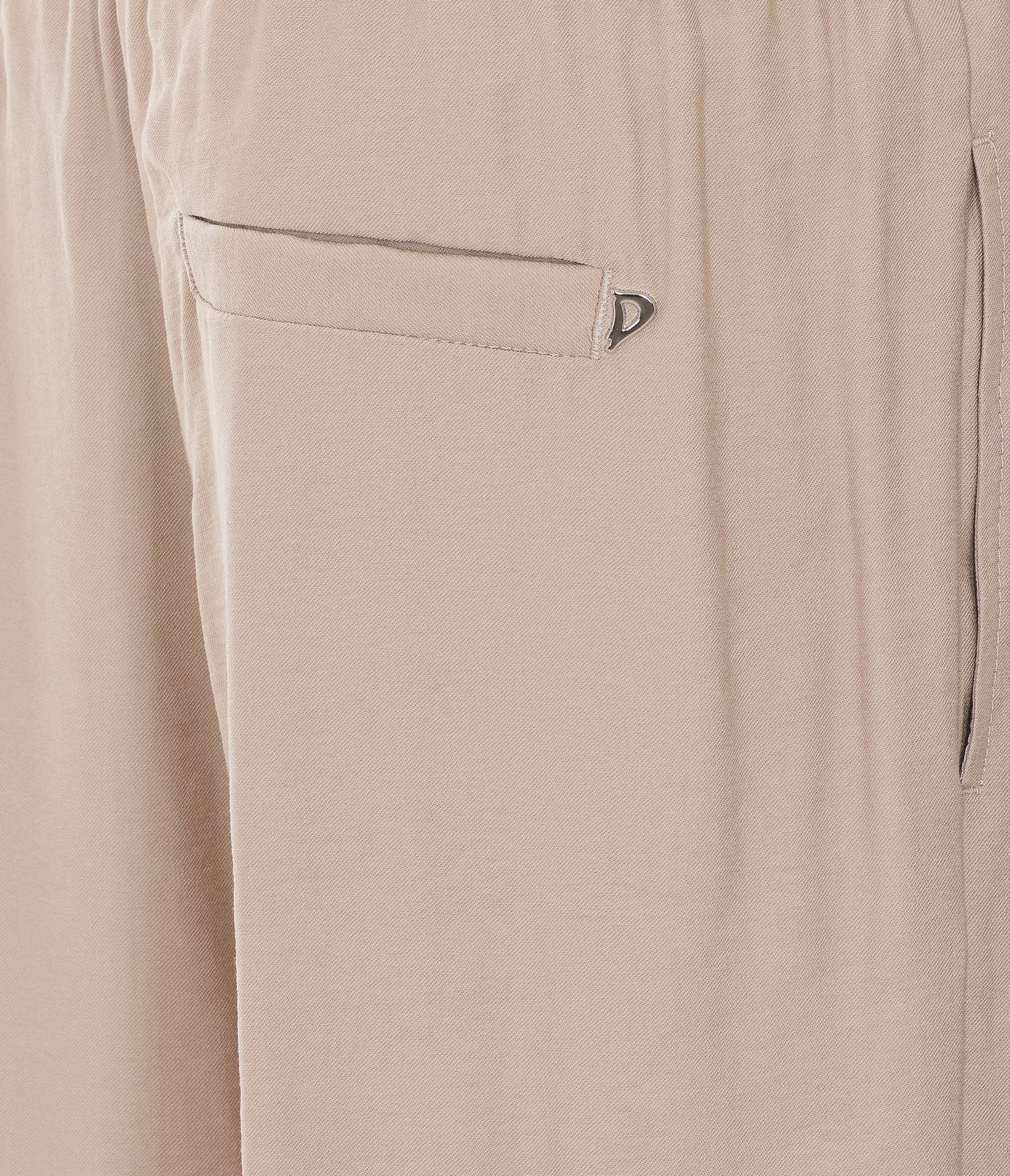 Dondup Trousers Beige Viscose