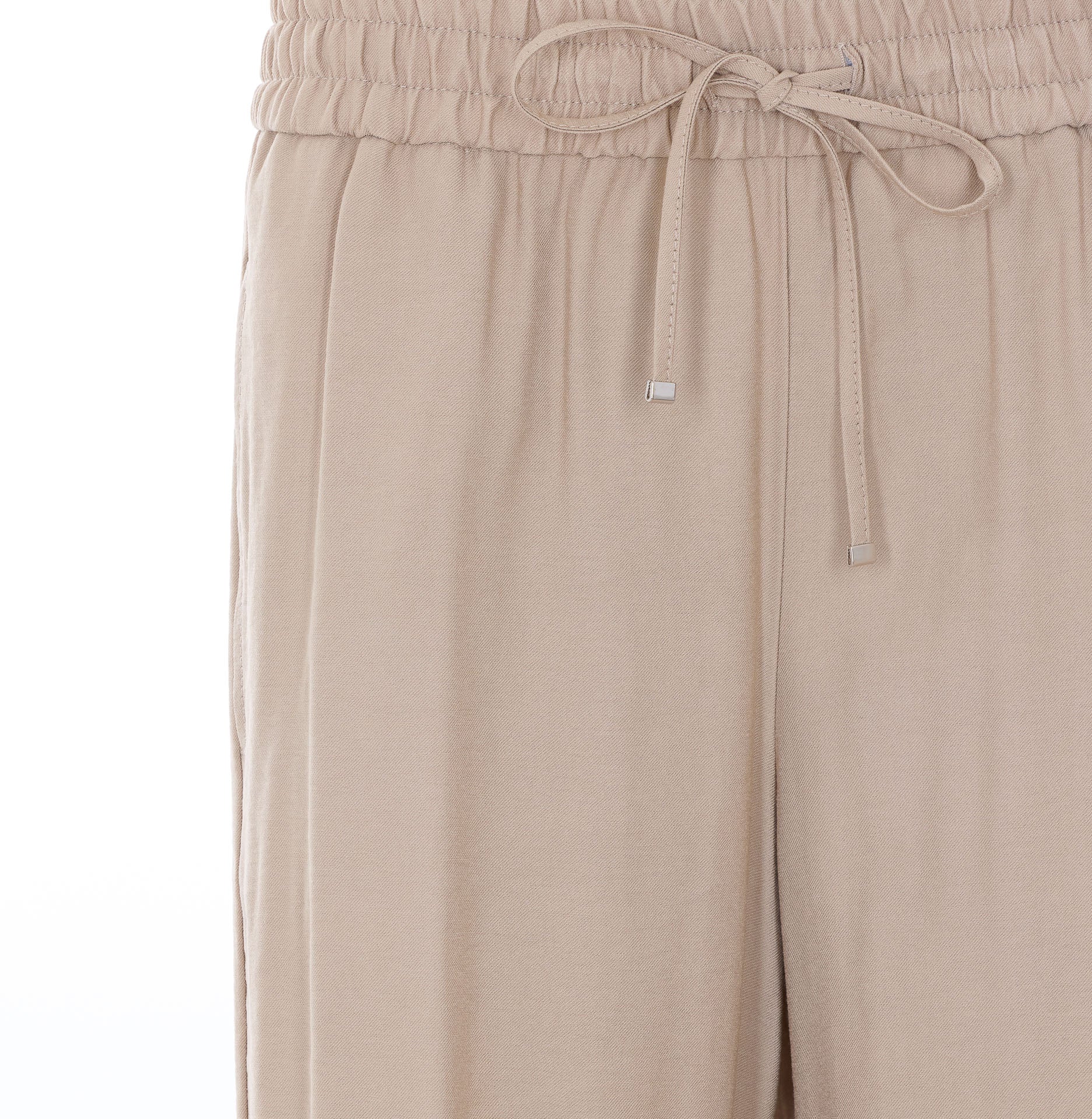 Dondup Trousers Beige Viscose