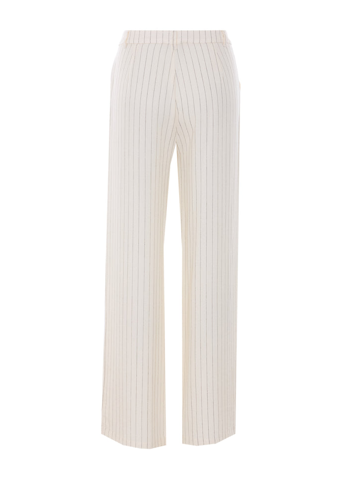 Eleh Trousers White Polyester