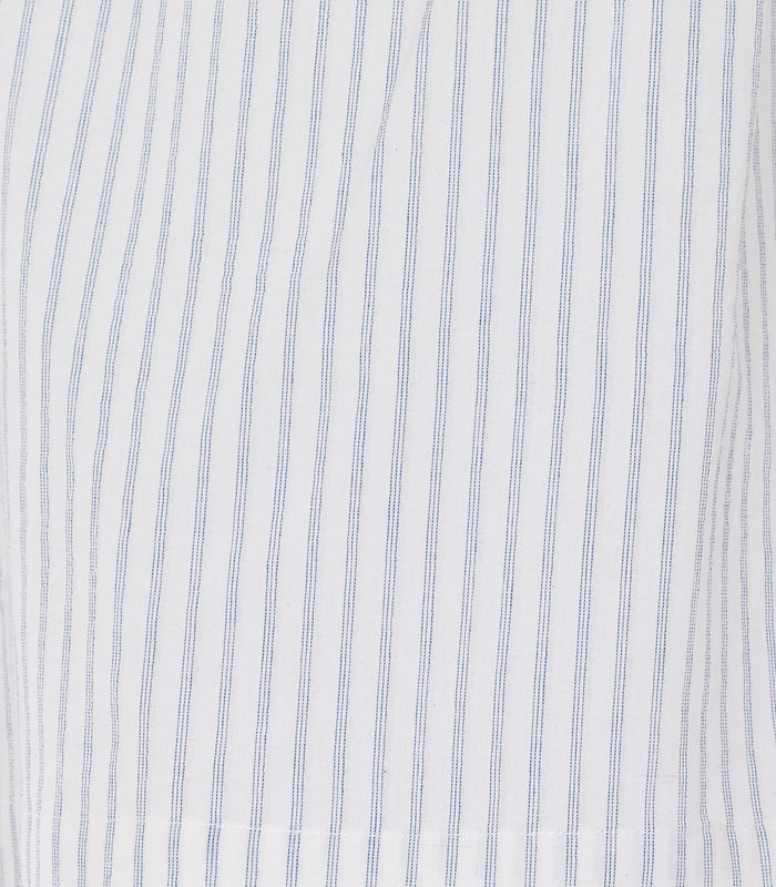 Eleh Top White Cotton Elastan