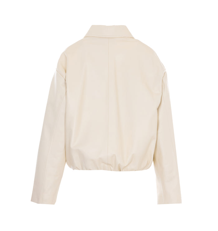 Arma Jackets White Genine Leather