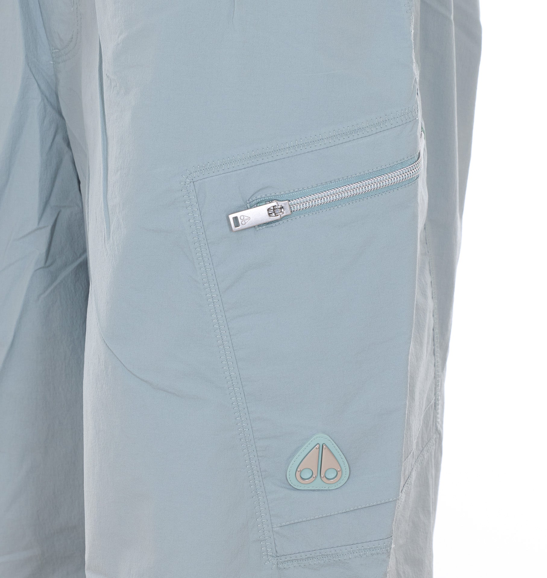 Moose Knuckles Shorts Blue Recycled Nylon